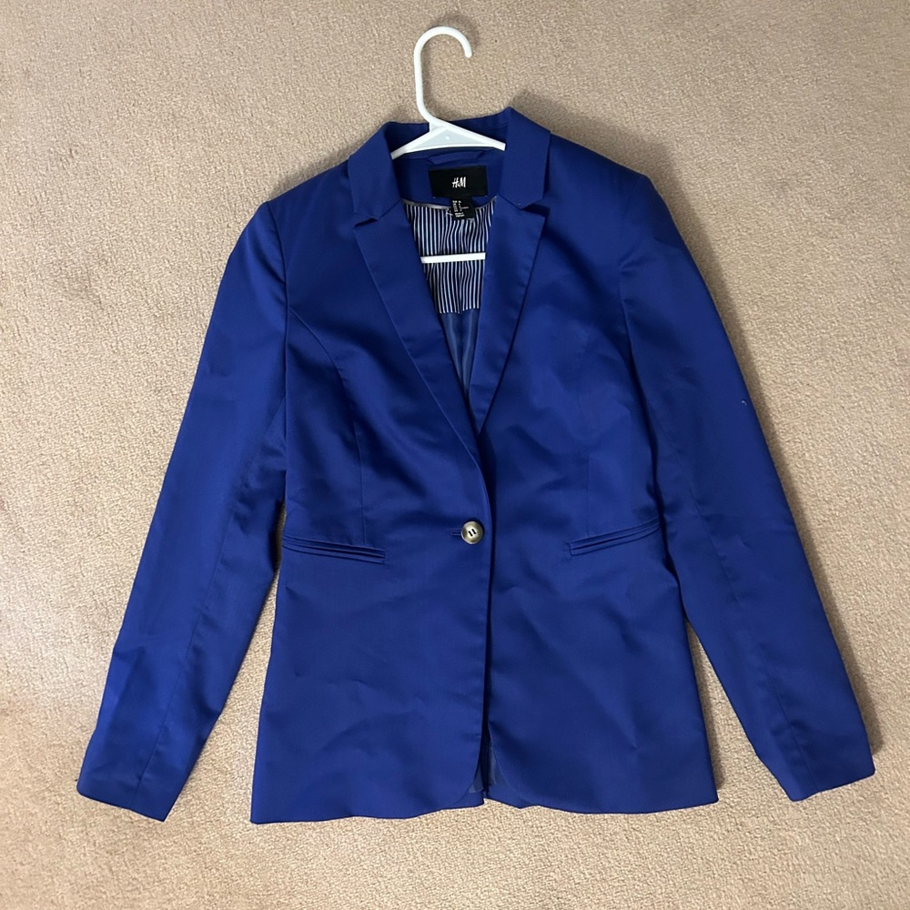 Royal blue size 6 H&M blazer